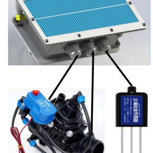 太阳能无线电磁阀控制终端